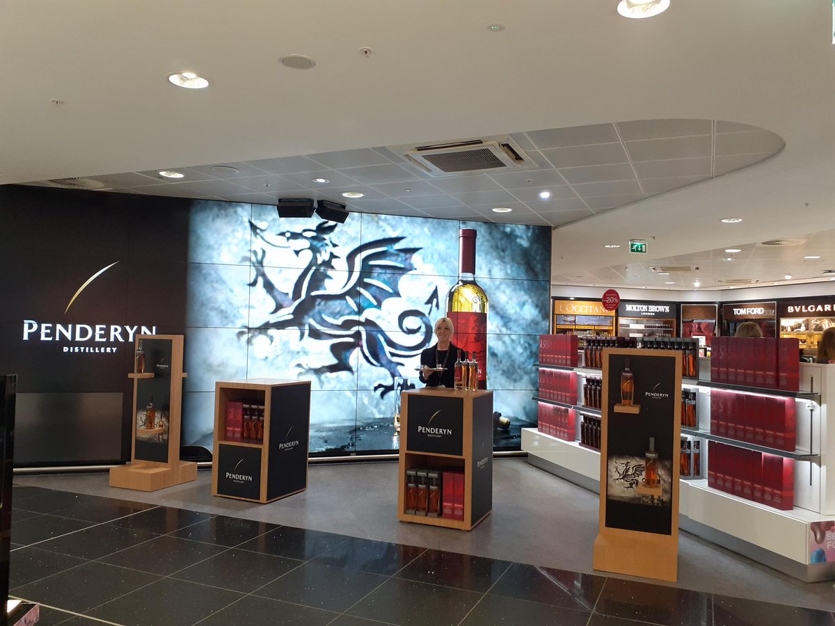 Excited to announce Penderyn Whisky is now available at Birmingham Airport's <a href="/WorldDutyFree/">World Duty Free</a> store! 

Exclusive travel retail Penderyn Faraday + Penderyn Sherrywood and Legend. Tasting sessions every day throughout February, 8am – 3pm (until 10pm on Fridays). 

<a href="/bhx_official/">Birmingham Airport</a>
