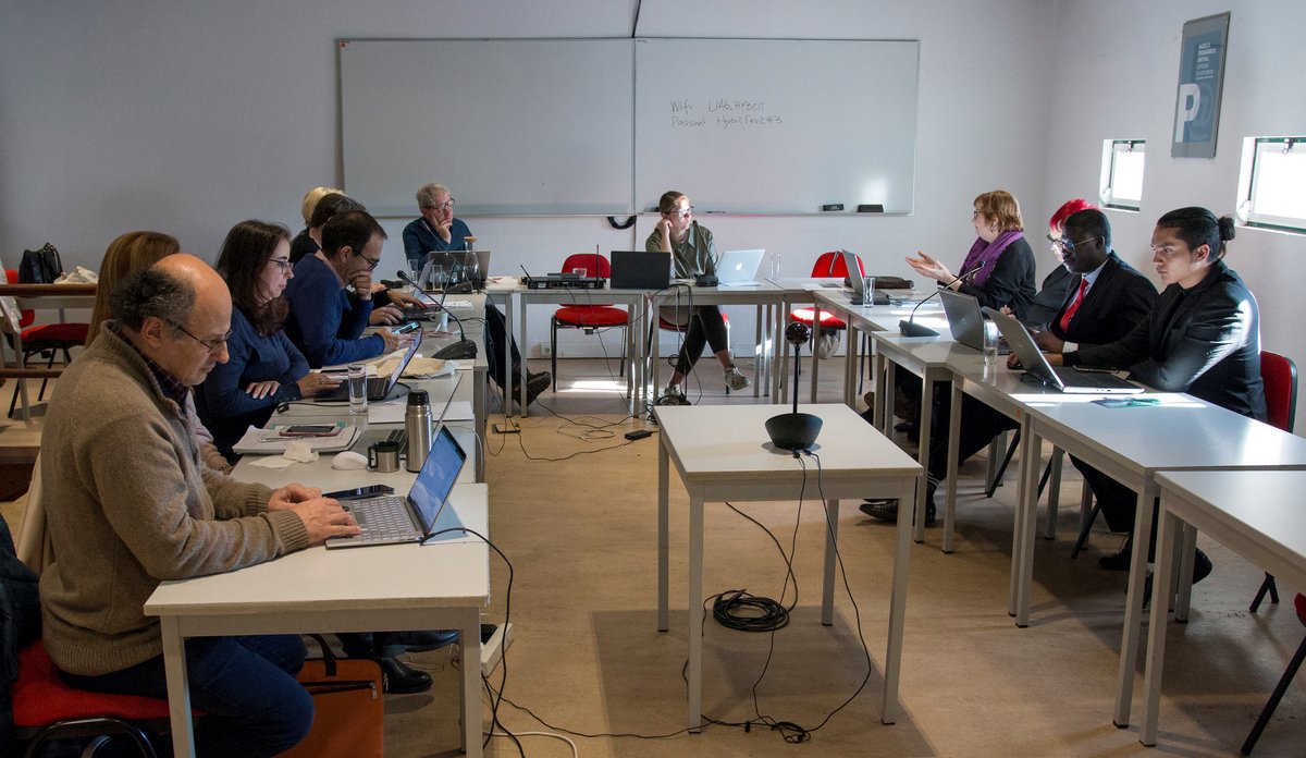 uaberta's tweet photo. A UAb acolheu, nos dias 2 e 3 de fevereiro, uma reunião do Projeto HYBOT – Enhancing hybrid teaching in higher education through chatbots.
O projeto visa capacitar professores universitários para implementar cenários de ensino híbridos suportados com chatbots.
#HYBOT #Erasmus https://t.co/JAesZRiZ46