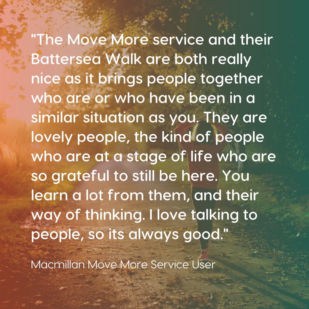 Macmillan Move More (Wandsworth) tweet media