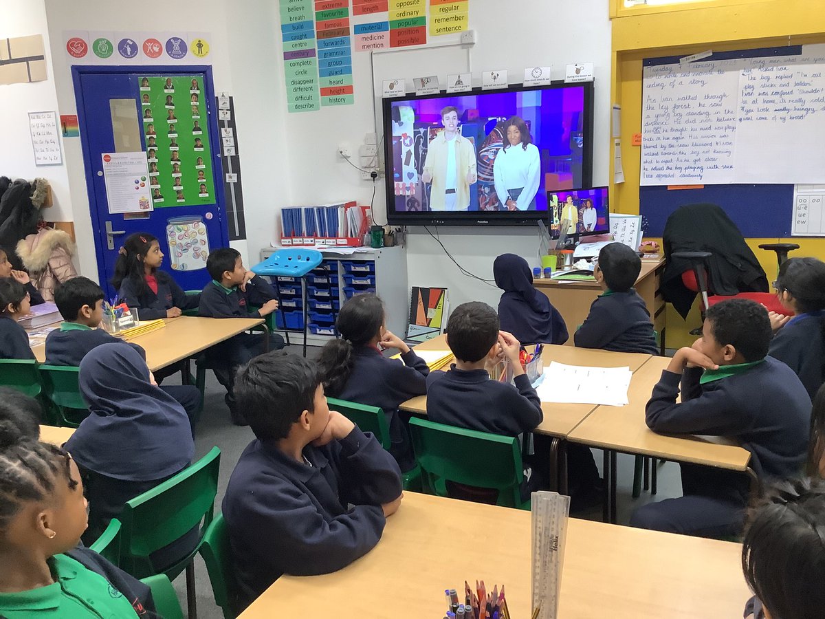 We are taking part in BBC live lesson on internet safety. @BBCLiveLessons @bbcbitesize #internetsafety #OnlineSafety #live #lesson #learning #stayingsafe