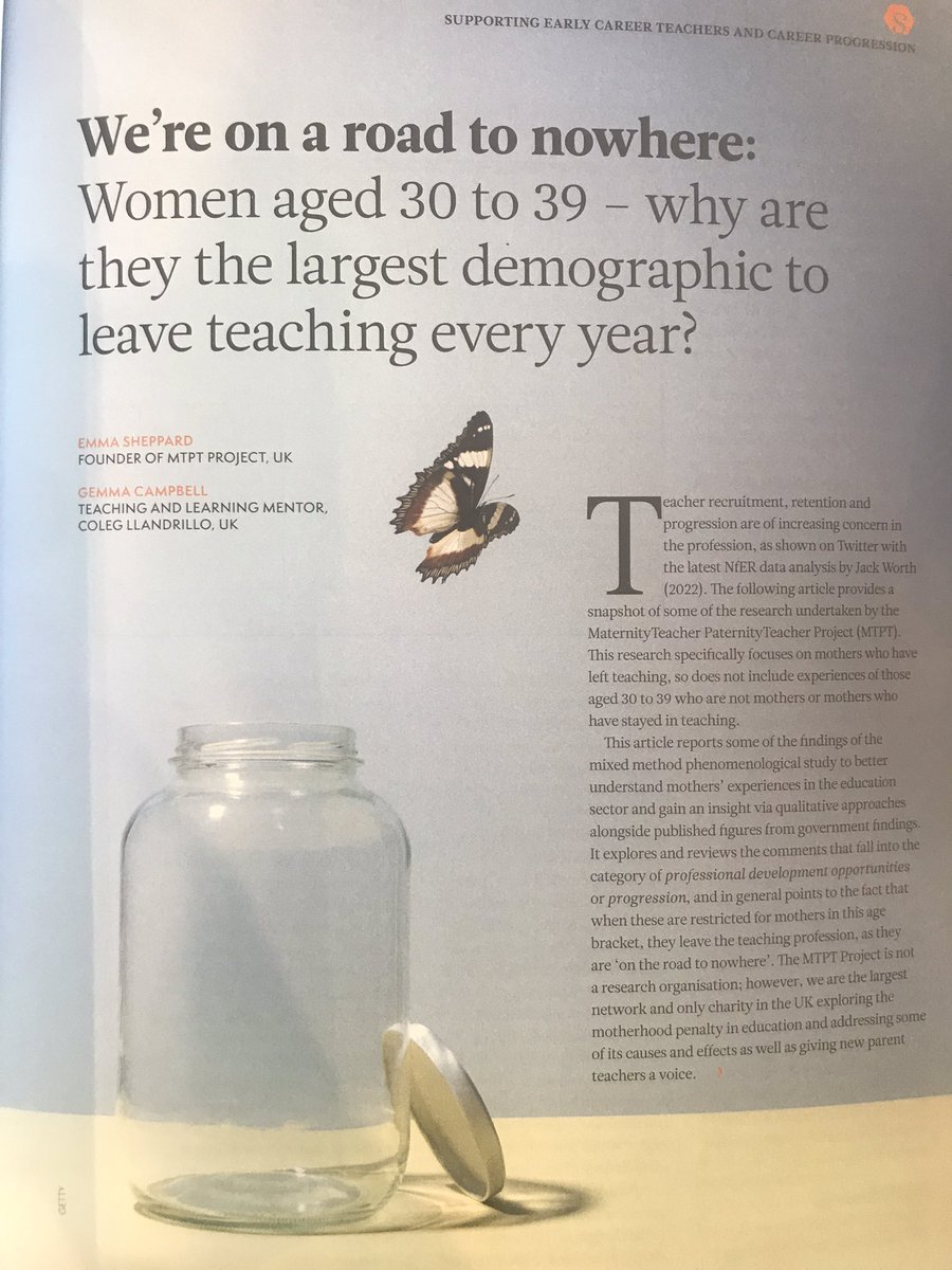 💥It is a welcome step forward that articles like this @CharteredColl are reaching a wider audience. As @ViviennePorritt says, there is not a leadership crisis, the future leaders are sitting in our staff rooms. Now for the change to come! @WomenEd @mtptproject #womenedleaders