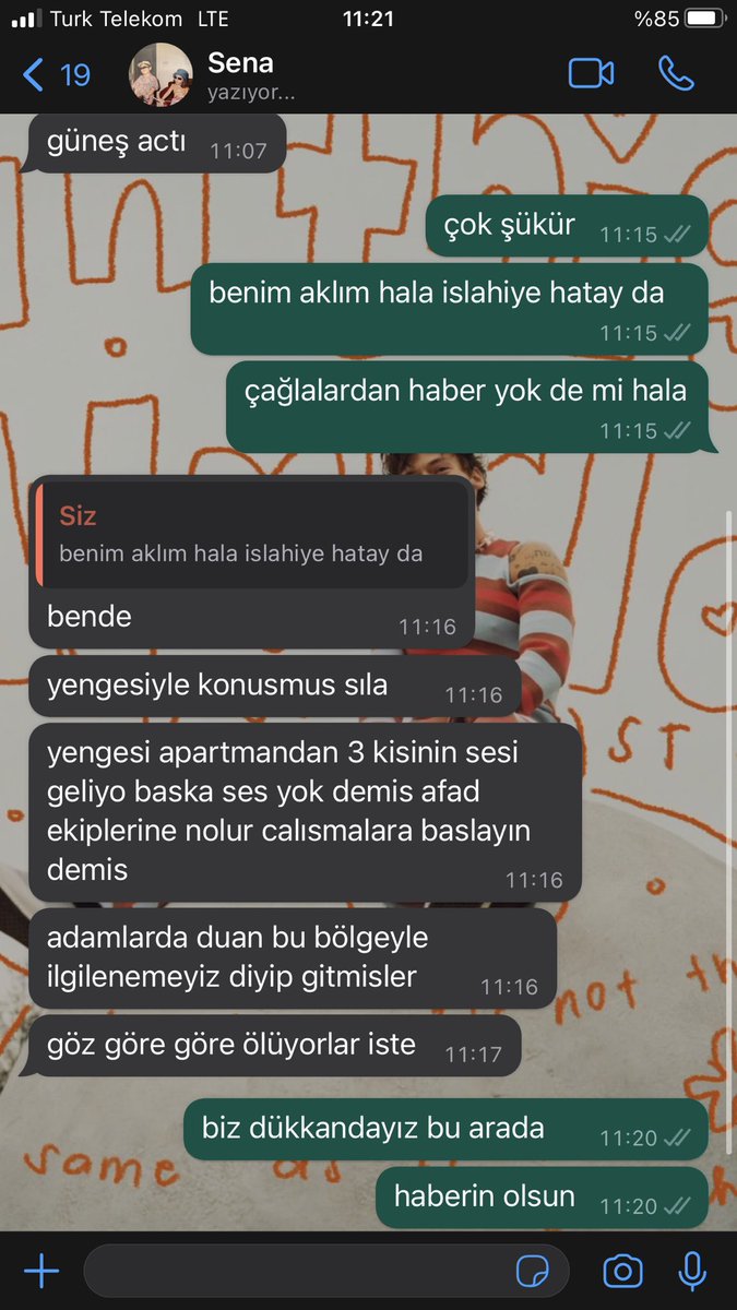 hatay akevler mahallesi fari korutürk caddesi 6.akevler sokak kesişim bayraktar apartmanı görevliler bile yardıma gitmiyor sesler geliyor ölüme terk ettiler yardım edin <a href="/OguzhanUgur/">Oğuzhan Uğur</a> <a href="/haluklevent/">Haluk Levent ( Ahbap Ekibi )</a>