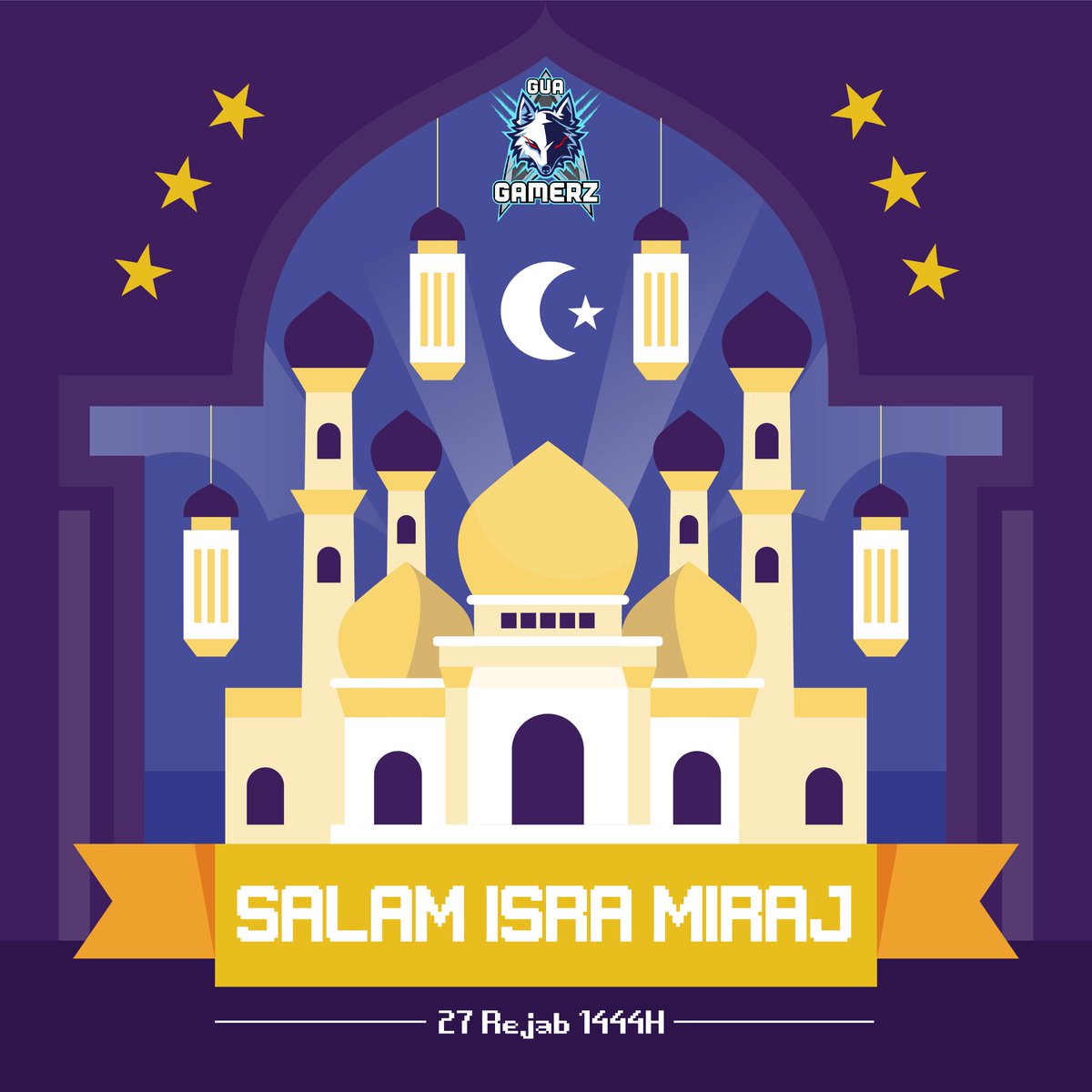 GuaGamerz's tweet photo. Selamat memperingati Israk Mikraj Nabi SAW 1444H. Semoga kita dapat meneladani akhlak mula beliau.✨

#GuaGamerz #israkmikraj #nabimuhammadsaw #sirahnabi #peristiwaisrakmikraj #Islam #Rasulullah #Islamic #Malaysia https://t.co/5TFw2291Hf