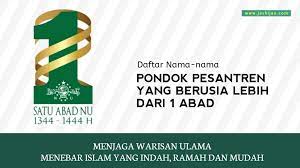 jas_hijau's tweet photo. Selamat Datang di Abad Ke-2 Nahdlatul Ulama (NU)

Sebagai cikal-bakal lahirnya NU, berikut Pesantren-pesantren yang usianya lebih dari satu abad.

https://t.co/oLWeNHgMJE

--- utas --- https://t.co/zoKgckb6yk
