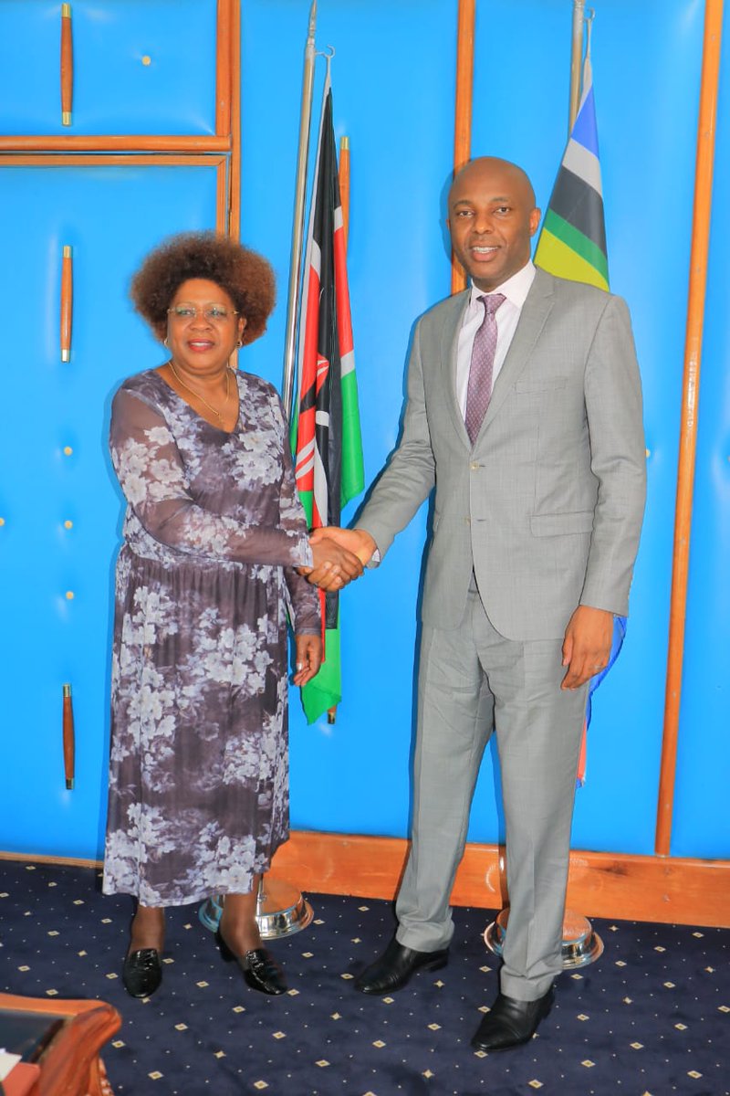 HonKangata's tweet photo. Talking about Muranga Water Projects today with Hon. Cs Water ,Alice Muthoni Wahome. https://t.co/yl6CmAaNek