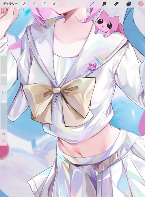 ホログラム頑張って塗りました 