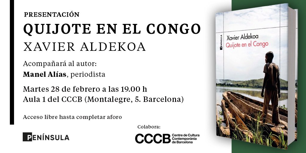 xavieraldekoa's tweet photo. En 2 semanas sale a la venta mi libro Quijote en el Congo y ya me subo por las paredes de los nervios y la ilusión. Durante casi 3 meses navegué el río desde su fuente al mar para explicar una región herida y espectacular. Presento el 22 en Madrid y 28 en Barcelona. 
¿Nos vemos? https://t.co/pbrOu1RyZE