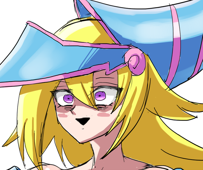 「dark magician girl blush stickers」Fan Art(Popular)