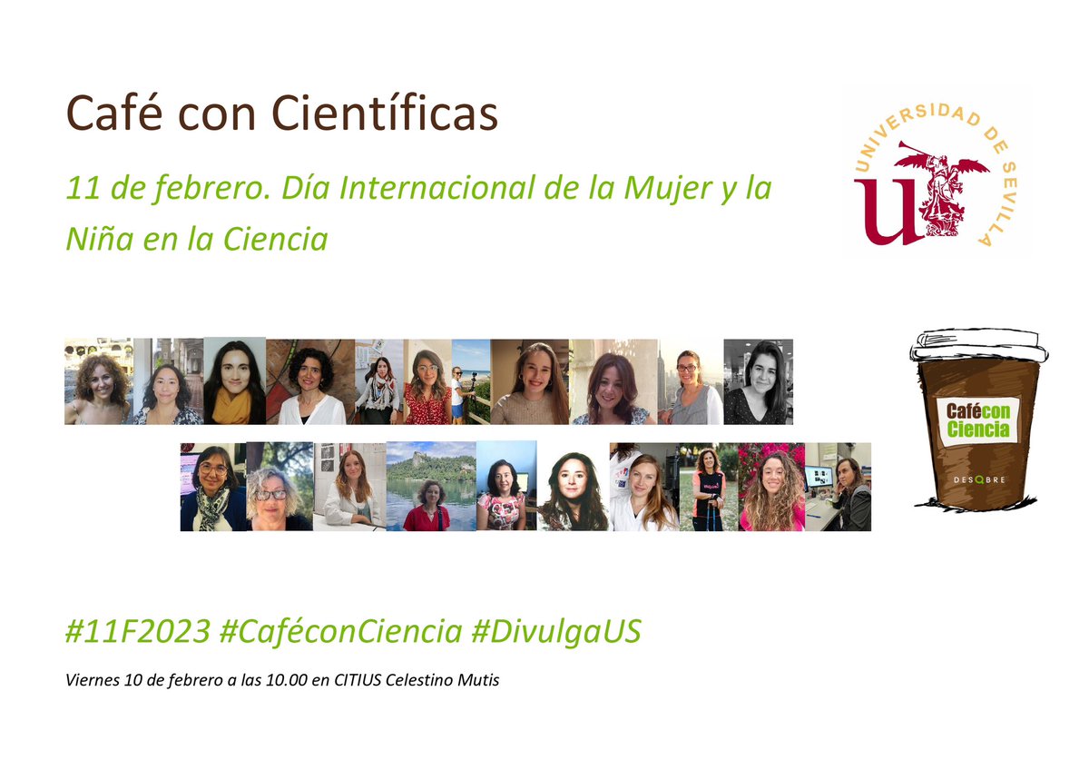 Lucía Martín-Navarro Díaz (@lumarnadi) on Twitter photo Mis compis <a href="/LolaCayero/">Lola Cayero</a> y <a href="/mduranlobato/">Matilde Durán</a> de <a href="/fafarsevilla/">Facultad Farmacia US</a> y <a href="/unisevilla/">Universidad de Sevilla</a> estarán este <a href="/11defebreroES/">Día Mujer y Ciencia</a> en el ‘Café con Científicas’ para contaros más sobre el mundo de la #Nanomedicina: Ciencia ficción que no es ficción ☕️👏🏼🔬💊🧪👩🏽🔬
Vía <a href="/FDescubre/">Fundación Descubre</a>
cafeconciencia.fundaciondescubre.es/encuentra-tu-c… Mis compis <a href="/LolaCayero/">Lola Cayero</a> y <a href="/mduranlobato/">Matilde Durán</a> de <a href="/fafarsevilla/">Facultad Farmacia US</a> y <a href="/unisevilla/">Universidad de Sevilla</a> estarán este <a href="/11defebreroES/">Día Mujer y Ciencia</a> en el ‘Café con Científicas’ para contaros más sobre el mundo de la #Nanomedicina: Ciencia ficción que no es ficción ☕️👏🏼🔬💊🧪👩🏽🔬
Vía <a href="/FDescubre/">Fundación Descubre</a>
cafeconciencia.fundaciondescubre.es/encuentra-tu-c…