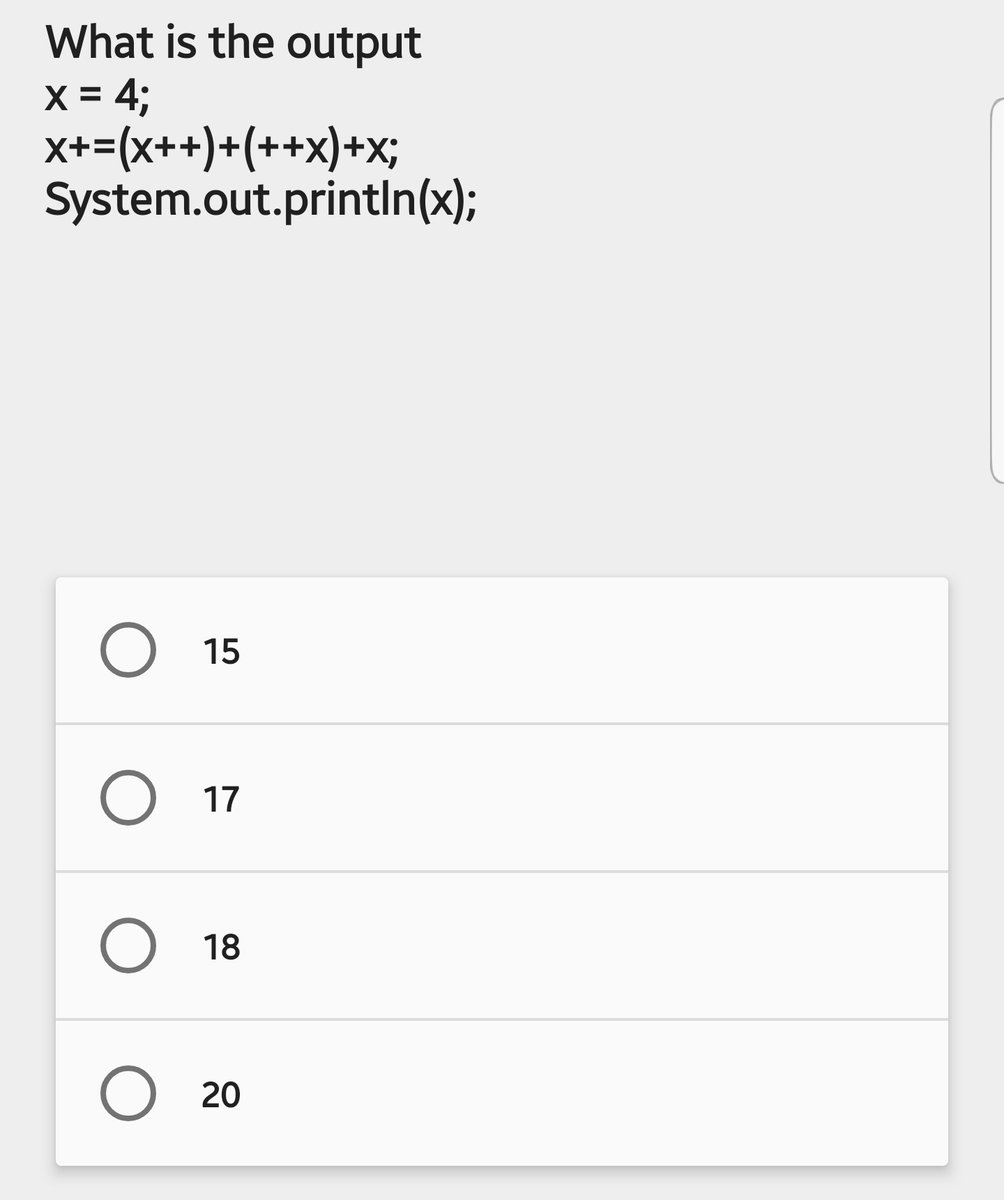 rhymezx_code's tweet image. #AndroidDev vs #javaquiz 
what is the output of this code ?