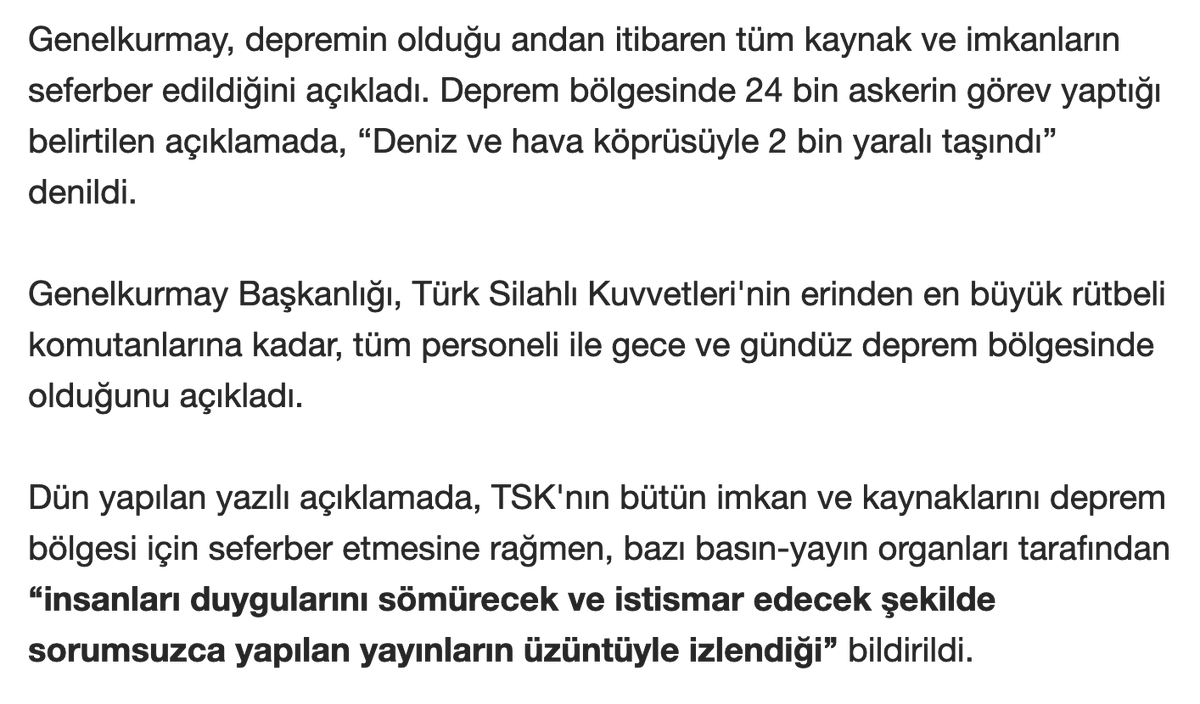 nasuhmahruki's tweet photo. 17 Ağustos'tan daha büyük 2 depremi 8 saat içinde yaşayan felaket bölgesi için topyekün seferberlik ilan edilmemiş olmasını ve Türk Silahlı Kuvvetlerinin koordinasyonunu ile hava ve deniz gücünün tam kapasite kullanılmamasını eleştirdiğim için Hulusi bey 3500 asker yolladık diye+ https://t.co/GMRtr9BenN