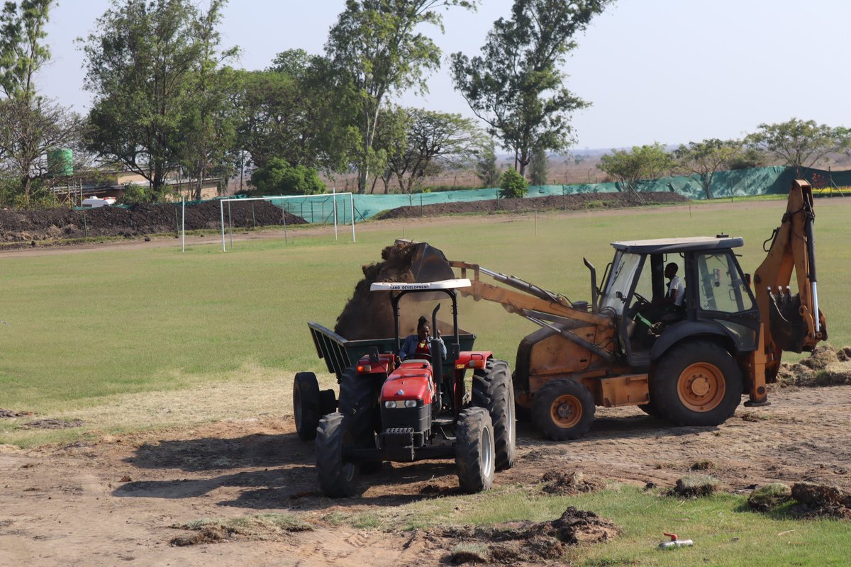 GreenfuelFC's tweet photo. On the 1st of November 2022, we commenced the renovations of our GreenFuel Sports Arena "We are playing at home with a full stadium and passionate fans" #boysdzenharo #EthanolBoys #inittowinit #fortheloveofthegame https://t.co/6MkZ41ZOzi