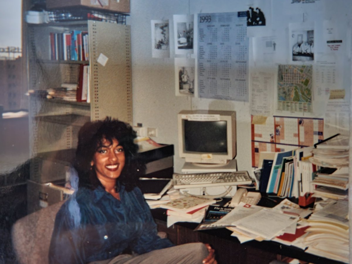 At my desk at DHS Victoria 1993. Epidemiologist doing the FETP using Wordperfect on a very big PC.