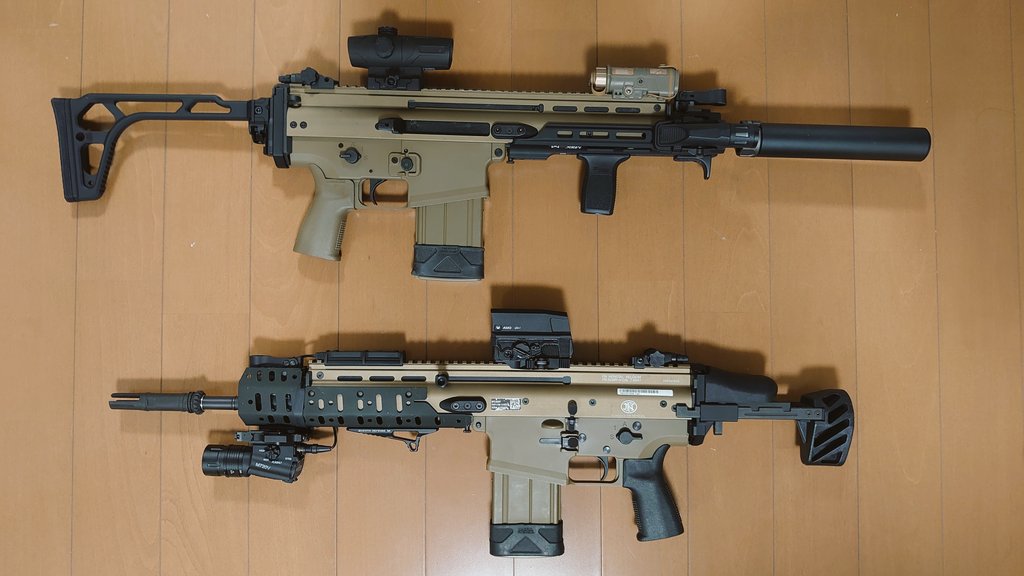 storyram's tweet image. みんなの自慢のSCAR-Hが見たい。
頼む、Ｈだ。
電動でもガスでも無可動でもいいがＨだ。
ライトチューンでも箱出しでもフルカスタムでもいいが……Ｈだっ！
#SCAR
#SCARH
#SCARはいいぞ
#みんなのscar見せて