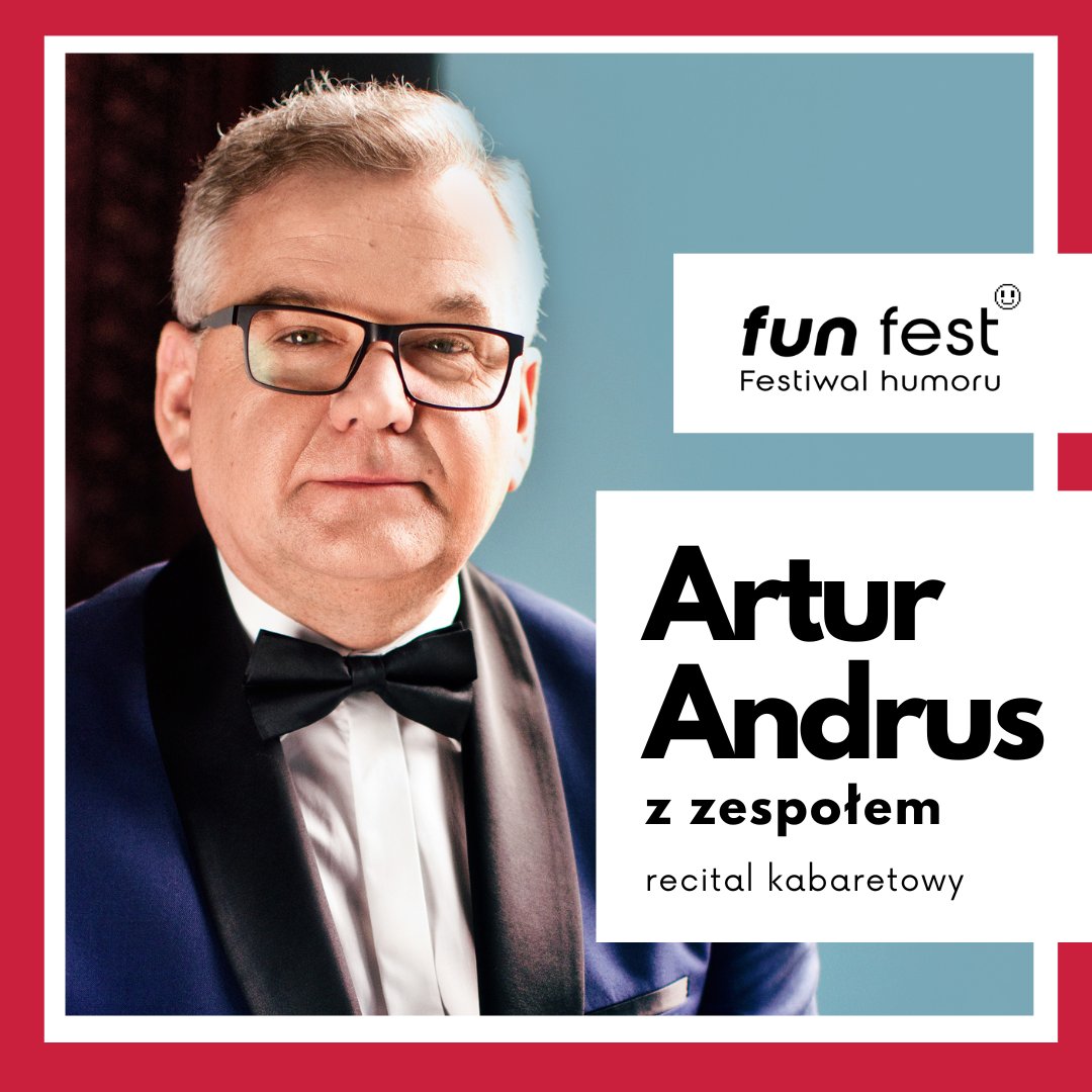 💥 Fun Fest - Festiwal Humoru 😁
🎤 Recital kabaretowy – Artur Andrus
🗓 11 marca 2023
🕕 godzina 18:00
ℹ️ csm.tarnow.pl/wydarzenie/166…
---
#funfest #arturandrus #teatrcapitol #cezarypazura #adamvanbendler #live #csm #tarnów #kultura #mościce #tarnow #małopolska #sztuka