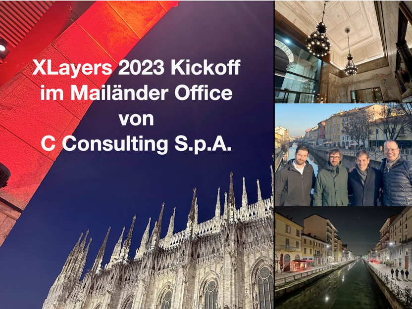 #XLayers Kickoff 2023 mit unseren italienischen Kollegen von  C Consulting!
cconsulting.it/en/xlayers/
eng-its.de/competence-cen…
#DigitalFinance #Insurance #Rückversicherung #CConsultingSPA #Reinsurance #Erstversicherer #Versicherung #PassiveRückversicherung #AktiveRückversicherung
