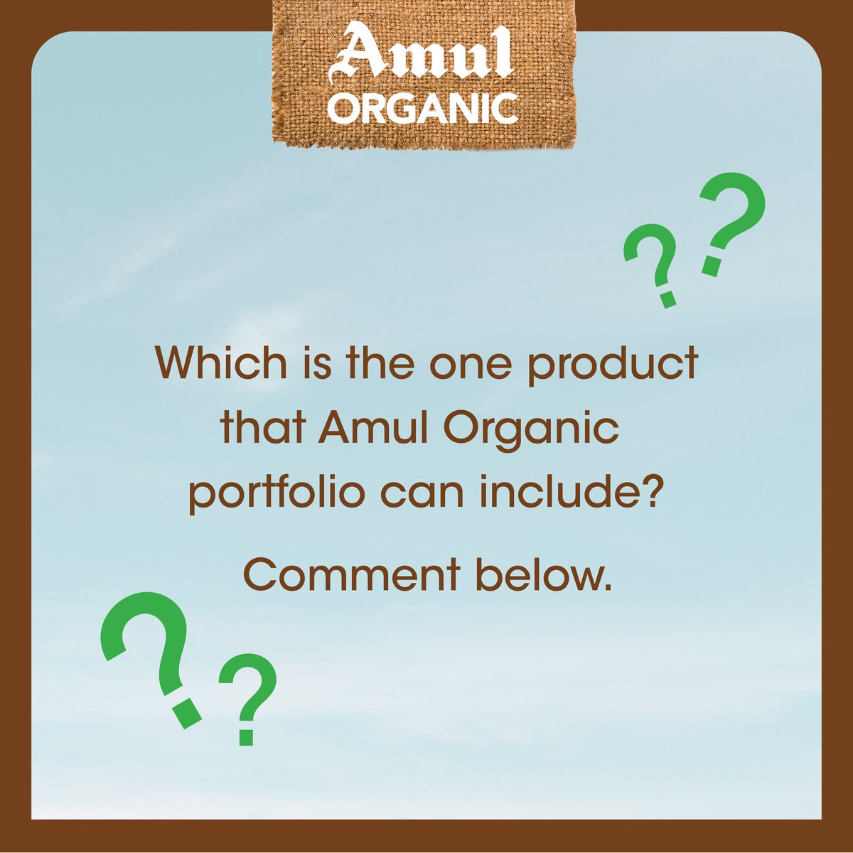 Do you think we missed your favourite product in the Amul Organic range? Tell us now.
#MSC_ORGANICSOCIETY #SahkarSeSamriddhi #EmpoweringCooperatives #सहकार_से_समृद्धि #organic #healthylifestyle #healthyfood #natural #foodie #pesticidesfree #organicfood #sustainable #ecofriendly