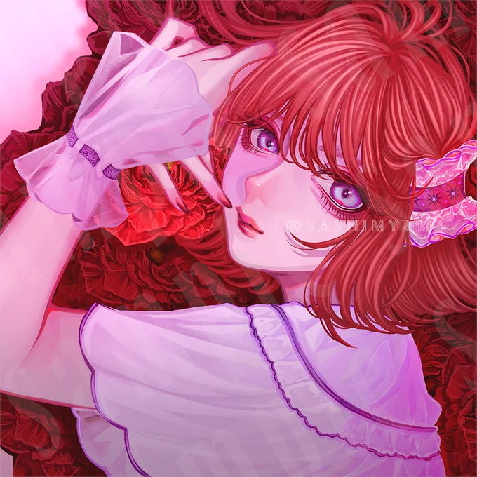 【お知らせ】牡丹さまのWebサイトのアイコン・ヘッダー用イラストを制作させていただきました 