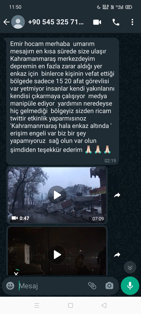 Kahramanmaraştan arkadaşımız yazdı. Maraş yardım bekliyor. 
#deprem #MARAS <a href="/AFADBaskanlik/">AFAD</a> 
<a href="/DepremDairesi/">AFAD Deprem</a> 
<a href="/IstanbulAFAD/">A F A D İstanbul</a> 
<a href="/bursa_afad/">AFAD Bursa</a> 
<a href="/OguzhanUgur/">Oğuzhan Uğur</a> 
<a href="/haluklevent/">Haluk Levent ( Ahbap Ekibi )</a> 
<a href="/ahbap/">Ahbap</a>