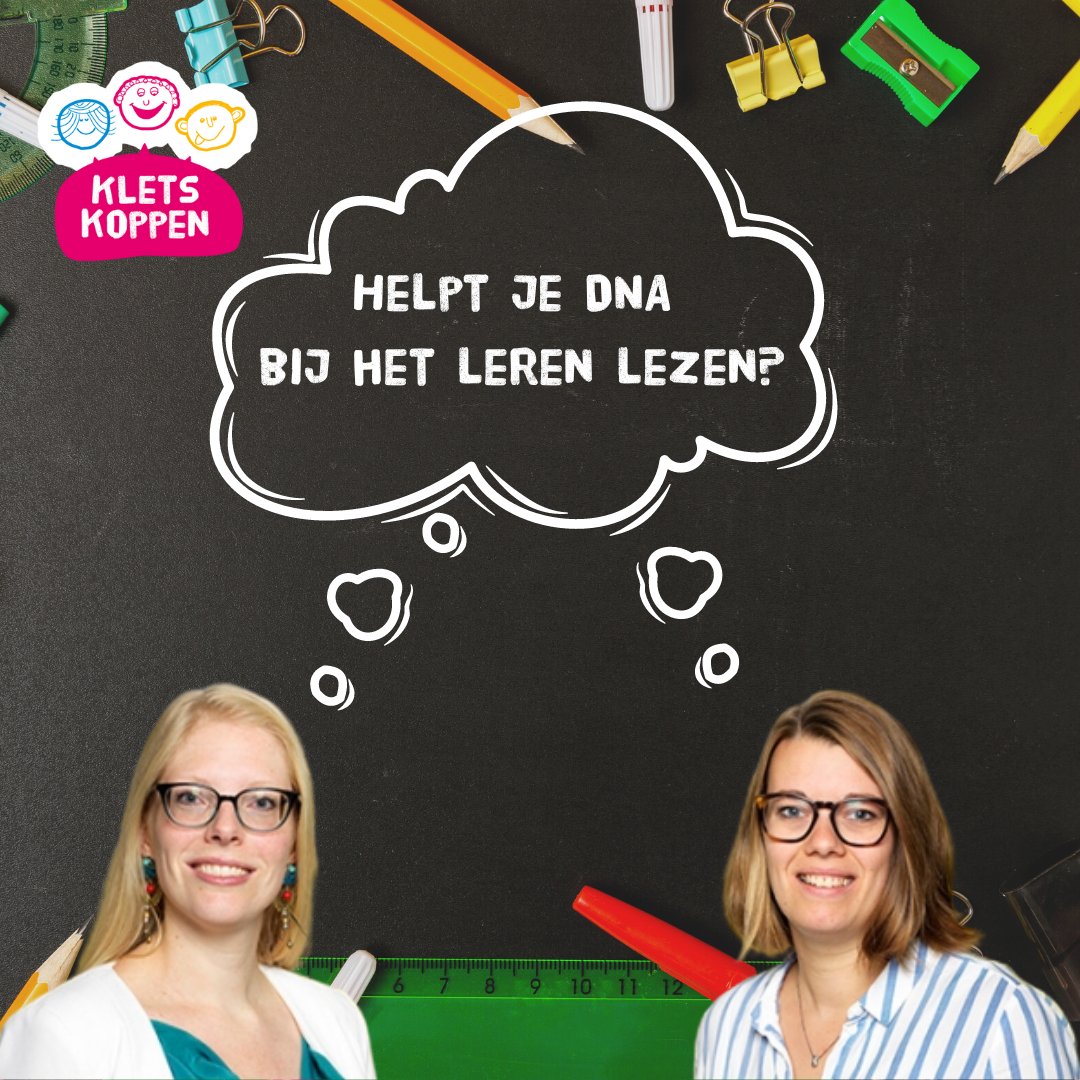 Kletskoppenfest's tweet image. Helpt je #DNA bij het leren #lezen?
Een heel klein beetje, vertelden Else Eising &amp;amp; Ellen Verhoef van @MPI_NL zondag op de @Weekendschool. De kinderen haalden DNA uit speeksel en zochten uit welke DNA-variant het beste helpt bij lezen. Maar: het belangrijkst blijft veel oefenen!
