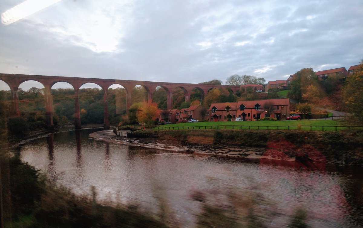 EVRDC's tweet photo. #TuesdayTrainView @ScenicRailBrit 
This is Larpool Viaduct, just one of the fabulous #viewsfromthetrain you can enjoy whilst travelling with @northernassist  along the pretty #eskvalleyline
between #whitby &amp; #middlesbrough  😀 https://t.co/hdphtcaQDu
