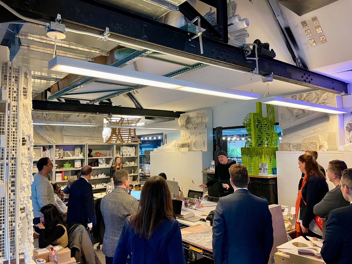 Berlin Partner (@berlinpartner) on Twitter photo Hello from New York!🍎 Our AM Tech-Journey delegation in cooperation with Mobility goes Additive e.V. is in full swing. The first stop was <a href="/BklynNavyYard/">Brooklyn Navy Yard</a> highlighted by site visits <a href="/nanotronics/">nanotronics</a> and <a href="/Newlab/">Newlab</a> & presentations by <a href="/Terreform_ONE/">Terreform ONE ™️</a> and 10XBeta Venture Studio. Hello from New York!🍎 Our AM Tech-Journey delegation in cooperation with Mobility goes Additive e.V. is in full swing. The first stop was <a href="/BklynNavyYard/">Brooklyn Navy Yard</a> highlighted by site visits <a href="/nanotronics/">nanotronics</a> and <a href="/Newlab/">Newlab</a> & presentations by <a href="/Terreform_ONE/">Terreform ONE ™️</a> and 10XBeta Venture Studio.