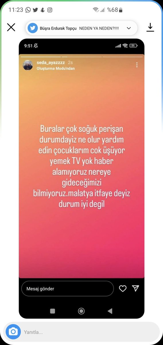 himylifee44's tweet photo. #AHBAP yardım bekleniyor lütfen arkadaşımın akrabası atmış.... Çocuklar var aç https://t.co/DgJUwNyTzn