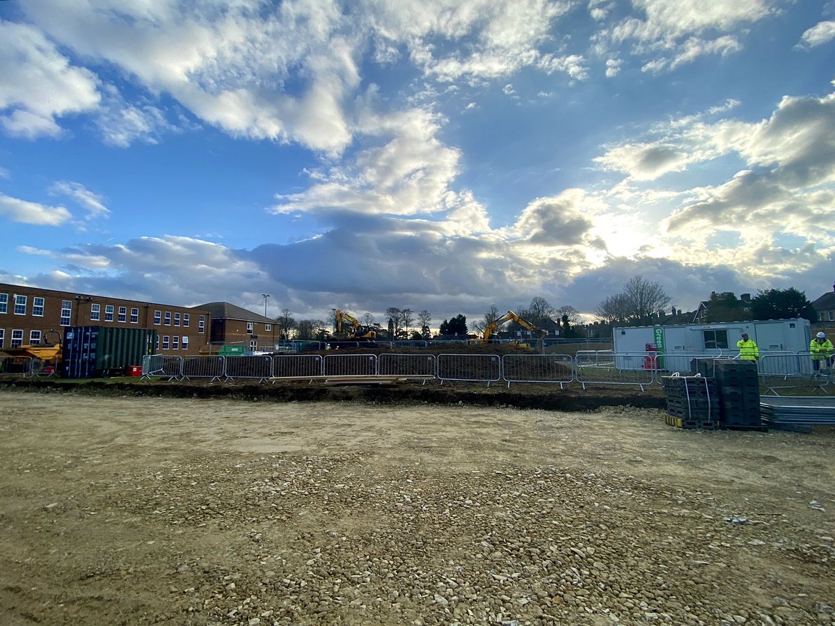 What a gorgeous day on site for us at The Borden Grammar School. 🌞
#School #Education #construction #Kent #Canterbury #Project #QuantitySurveyor