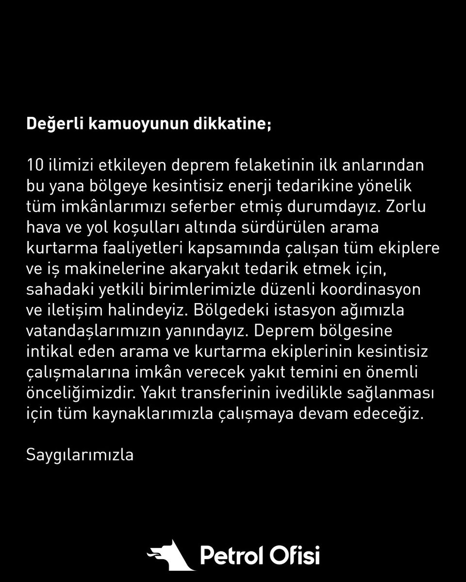 Değerli kamuoyunun dikkatine...