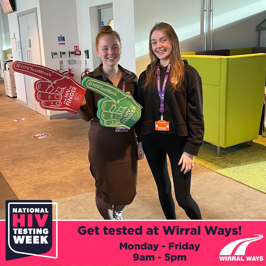 WirralWays_CGL's tweet photo. Testing for #HIV, #HepB and #HepC is available all this week at our Wallasey & Birkenhead Hubs. No need to book in advance, just turn up and ask to be tested!
#HIVTestingWeek #NationalTestingWeek #ItStartsWithMe #WirralWays https://t.co/6VXfZiBi7i
