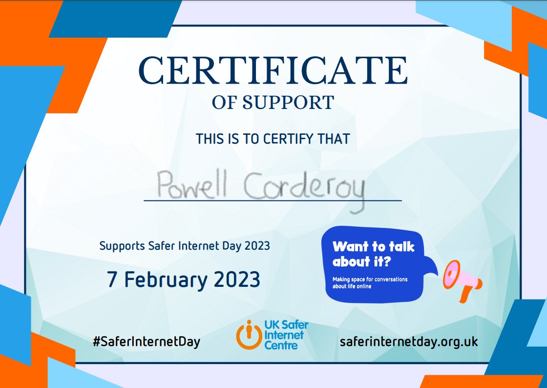 Happy Safer Internet Day! The theme this year is “Want to talk about it? Making space for conversations about life online”. Why not use today to talk to your child about what they do online, and how they stay safe?