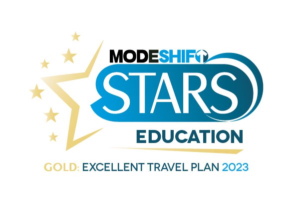 We are delight to announce that Grange Primary Academy is the first school in Northamptonshire to be awarded the Modeshift Stars Gold award for safer and sustainable travel to school!