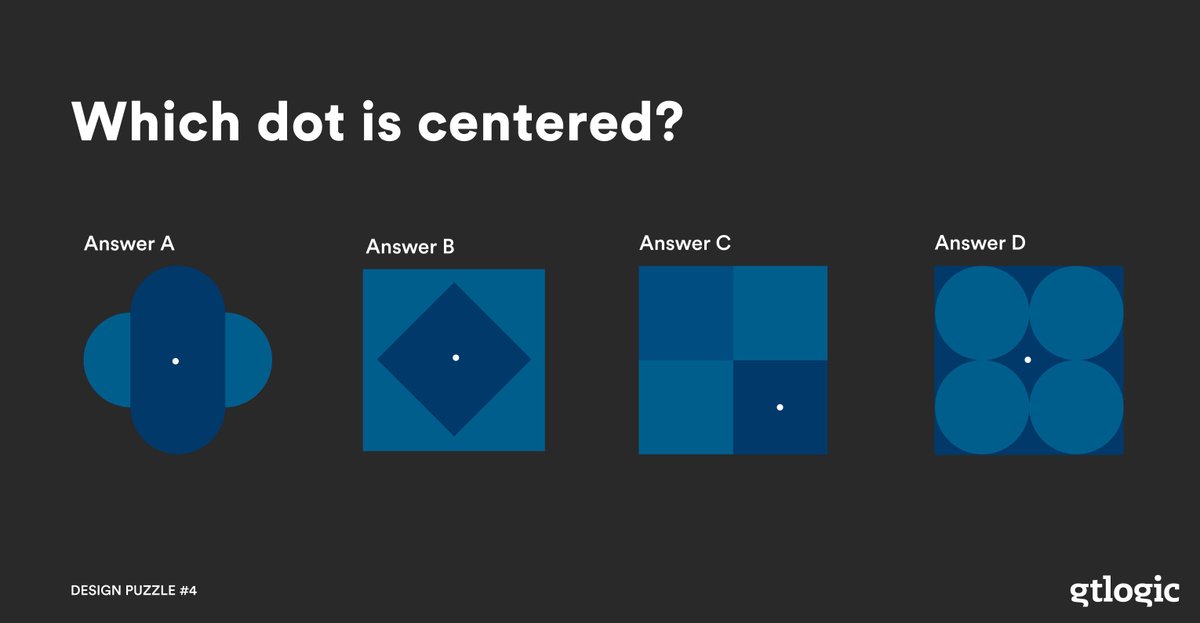 gtlogictweets's tweet image. Put your design skills to the test! Can you spot the perfectly centered dot among the chaos? 🧐 Time to challenge your eye for detail. Answer will be posted on insta by the end of the week, stay tuned!
#DesignPuzzle #CenteredDot #ChallengeAccepted