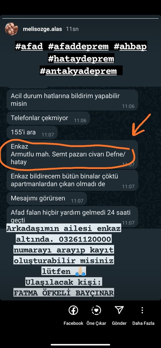 Lütfen yayalım yardıma ihtiyaç var lütfenn #AHBAP #deprem #AFAD #afaddeprem #hataydepremi #hatayantakya #antakyaafad #antakyadeprem