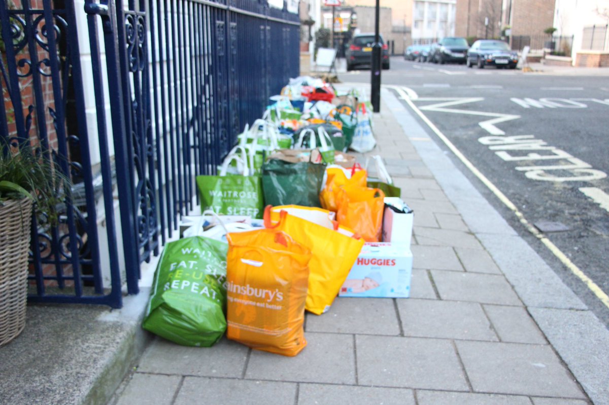 Great to see another bumper donation for <a href="/hffoodbank/">Hammersmith & Fulham Foodbank</a> this morning! Thanks so much to all who have donated so generously to this hugely important cause. ✨🥘✨ #Charity #Community #FoodBank #ThankYou