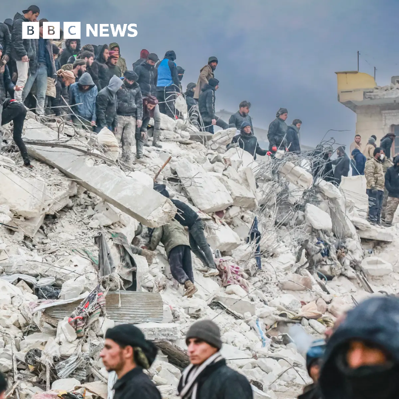 BBCWorld's tweet photo. Freezing weather hits Turkey and Syria affecting thousands left without shelter following deadly earthquake 

Temperatures could reach as low as -15°C

More from @BBCWeather ⬇