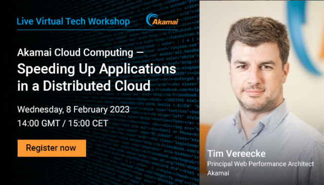 Jerkland's tweet photo. Register for our live workshop where @Akamai principal web performance architect @TimVereecke will explain how to speed up your applications in the cloud. Secure your place today.. @Linode #cloud #devops https://t.co/5V1lCTuZ7A https://t.co/H7jbqqnBIW