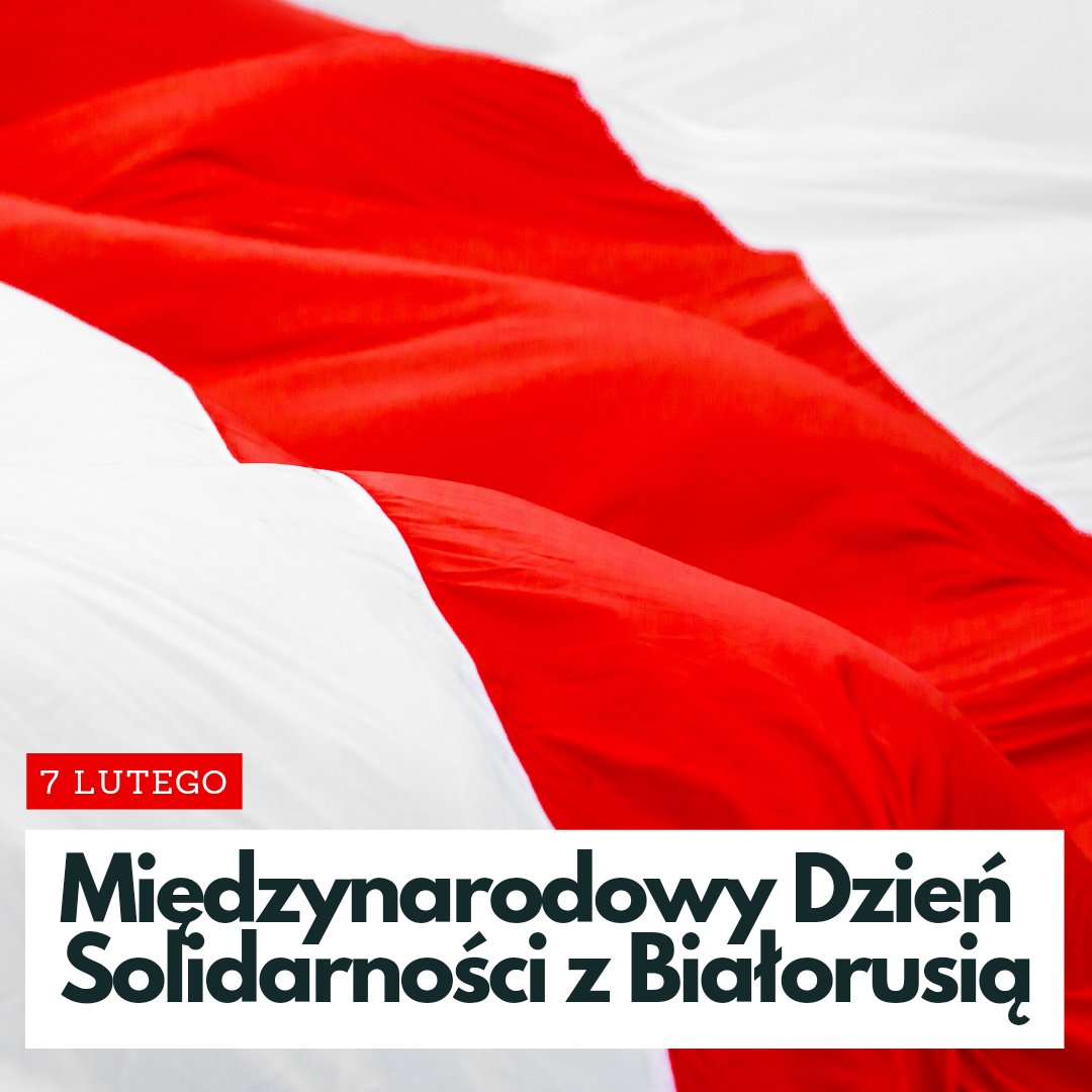⚪️🔴⚪️ Dziś obchodzimy Międzynarodowy Dzień Solidarności z Białorusią. My, Polacy rozumiemy pragnienie, które pcha Was na drogę wolności. Jesteśmy z Wami i wierzymy w Was. Jesteśmy Sąsiadami, którzy rozumieją. #ŽyvieBiełaruś 🤝