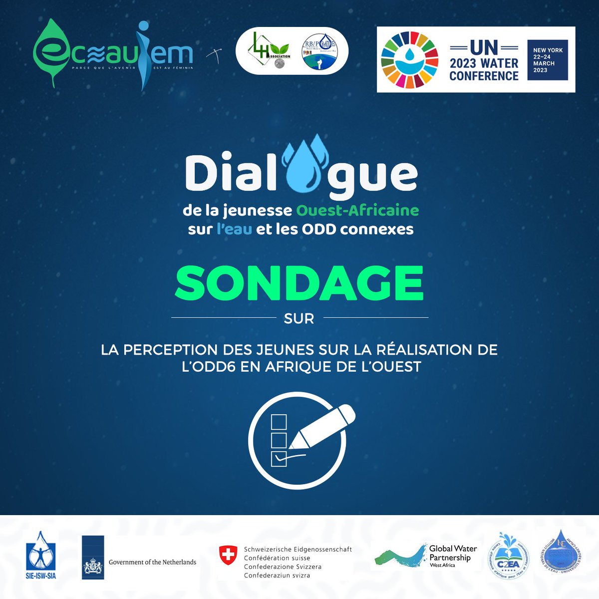 PmjeRb's tweet photo. Votre Avis compte
Prenez 02minutes pour répondre à ce sondage avec à la fin comme bonus notamment une participation au Dialogue de la Jeunesse Ouest-Africaine. 

https://t.co/Qo7y29tyMP https://t.co/2w6NwYk56A