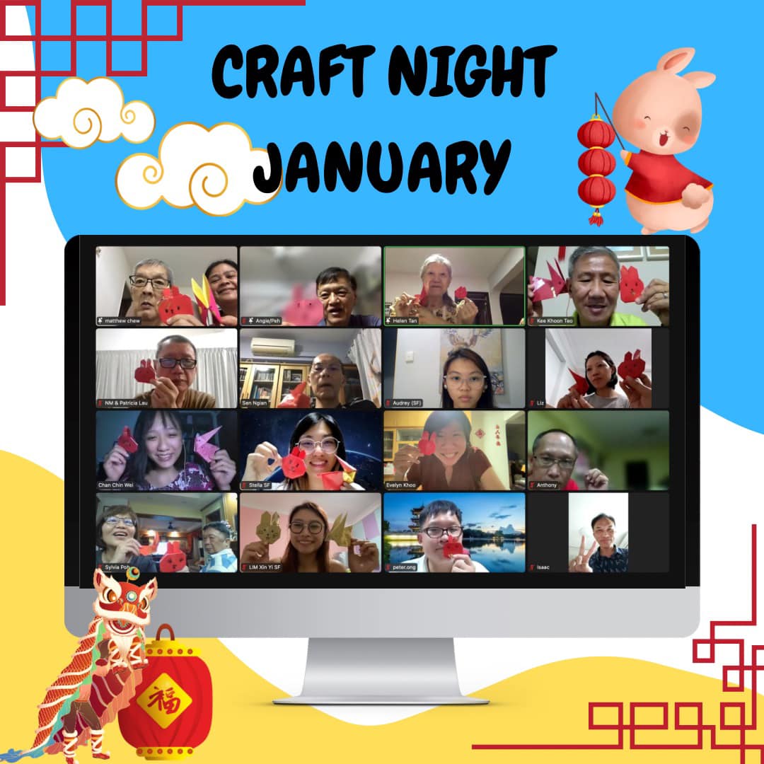 AphasiaSG's tweet photo. 🐰🥰HOPPING INTO CNY💖😎
💖❤️ A time for celebration has arrived! Why not make some bunny decorations for the home? A huge thank you to our volunteers for showing us these cute crafts! Let’s hop into the new year with great joy and happiness! 🤩😍 https://t.co/yVvfQBSPSy