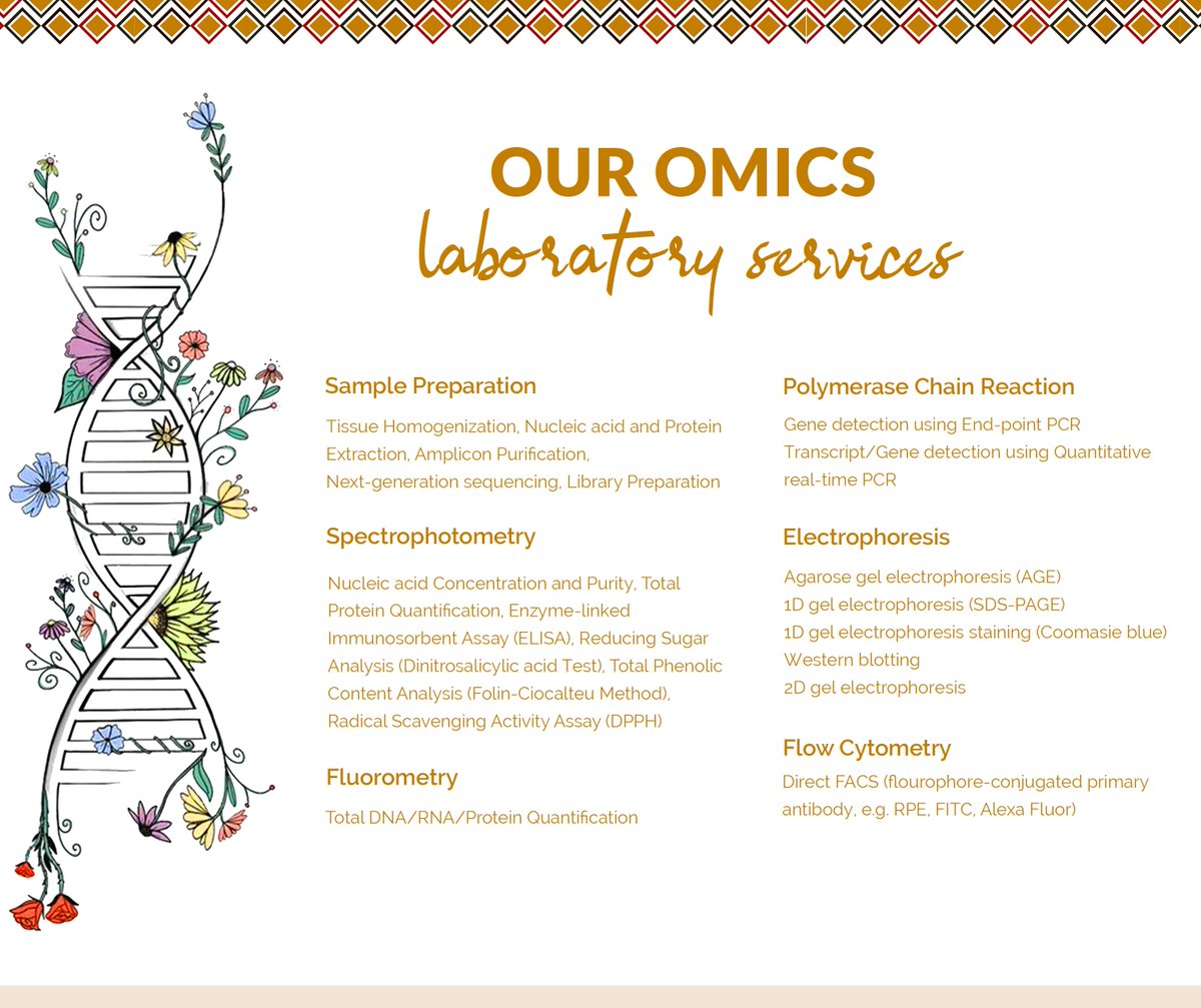 Our Comprehensive Suite of Omics Laboratory Services: Tailored to Meet Your Every Need 😀 

Message us now at pgc_ols.upmin@up.edu.ph 👌