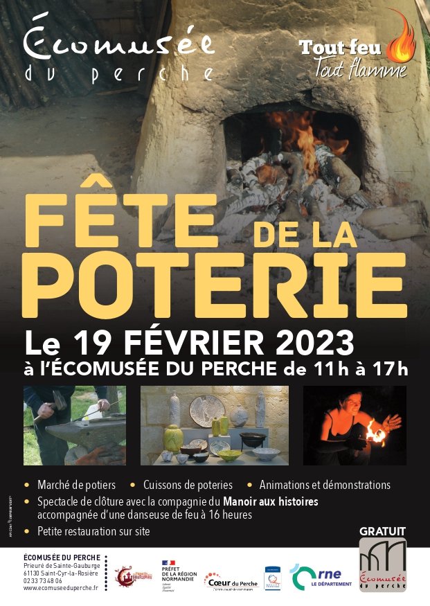 EcomuseduPerche's tweet photo. DIMANCHE 19 FEVRIER : FÊTE DE LA POTERIE !
programme sur https://t.co/63rEAHHs7R
#poterie #Perche #ecomuseeduperche #Orne #spectacle #Normandie #Toutfeutoutflamme https://t.co/ds3Igwd9Sa