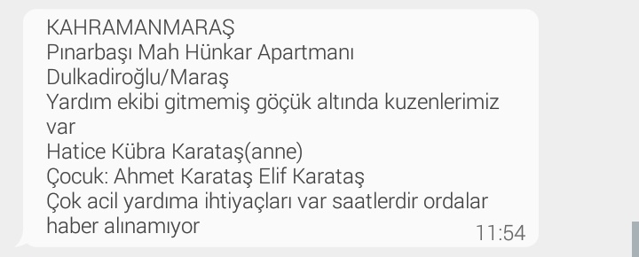 piranasude's tweet photo. KahramanmaraşıÖlüme TerkEtmeyin @AFADBaskanlik @DepremDairesi #deprem #depremde #YARDIM #YARDIMEDİN lütfen ttleyin saatlerdir haber alamıyoruz lütfen yardım edin https://t.co/vTTJ3iLDeQ