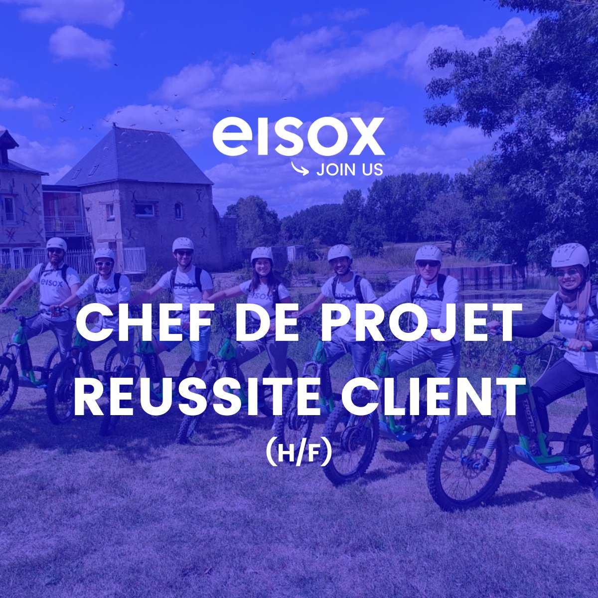 #EisoxRecrute 🚨|Plus que quelques jours pour postuler⏱ #Eisox recherche un Chef de Projet Réussite Client (H/F) Vous êtes soucieux(se) de la satisfaction client, pédagogue et à l'aise dans les échanges techniques ? Fiche de poste😊👉bit.ly/4030loL #i4emploi