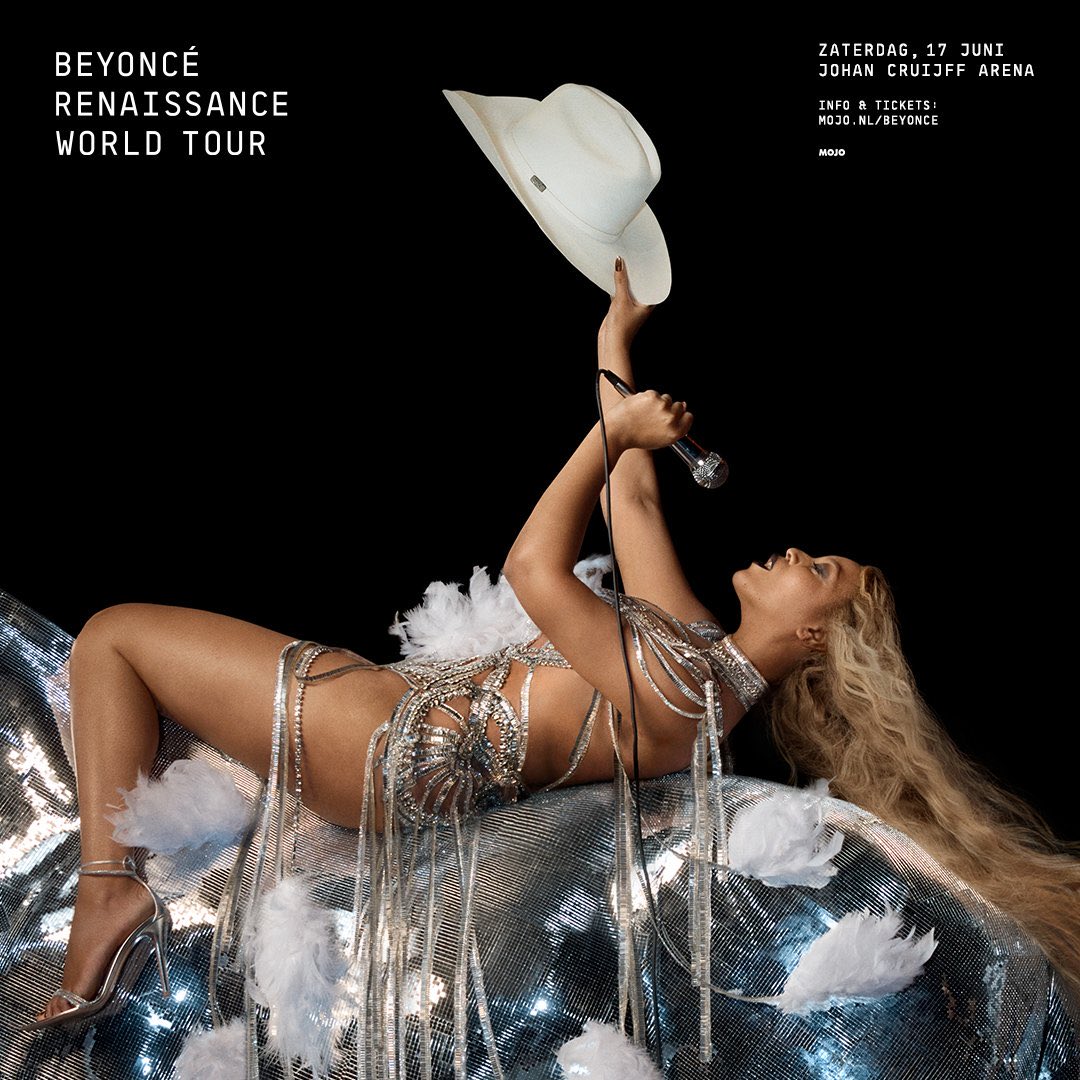 🚨…Due to overwhelming demand for Beyoncé’s Renaissance World Tour, second date has been added for Amsterdam

🔗johancruijffarena.nl/kalender/23850…