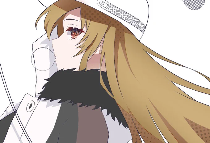 イラストコンテストに出すやつ頑張って描いてる 