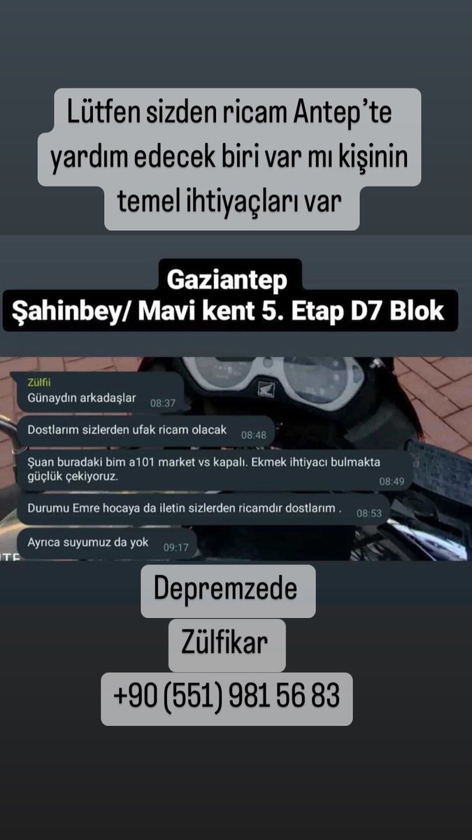 brahimHalillm12's tweet photo. @ProfDemirtas Lütfen yayalım su ve yiyecekleri yok her yer kapalı olduğu için https://t.co/blsaHSFVtN