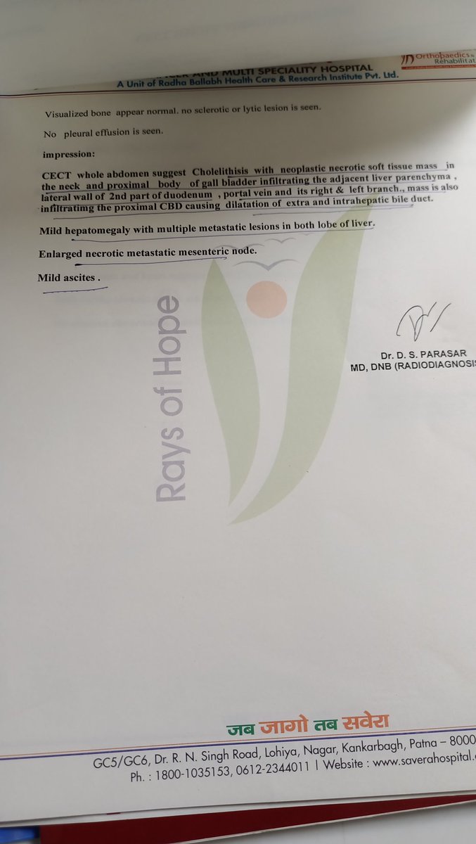 mukeshrs50's tweet photo. @DrKumarVishwas @ajitanjum sir mai gaya bihar se koi aacha doctor se contact kra dijiye jaha se hmara report kiya hai wo doctor bol rahe hai ki Inka problem cancer hai.plz help urgently sir. https://t.co/xkABBQgb3P