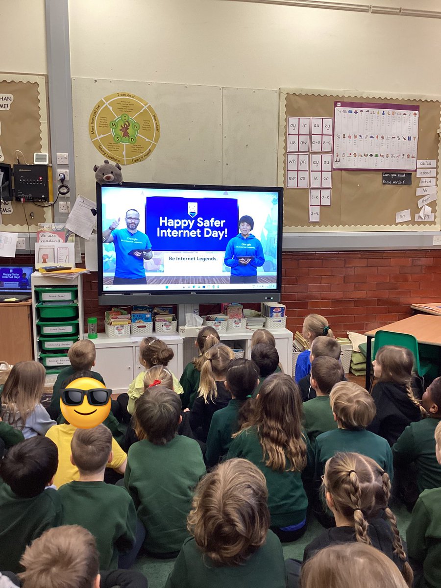 Year2Markeaton's tweet image. Happy Safer Internet Day from Year 2! #MPSComputing #MPSPSHE #BeInternetLegends #SaferInternetDay2023