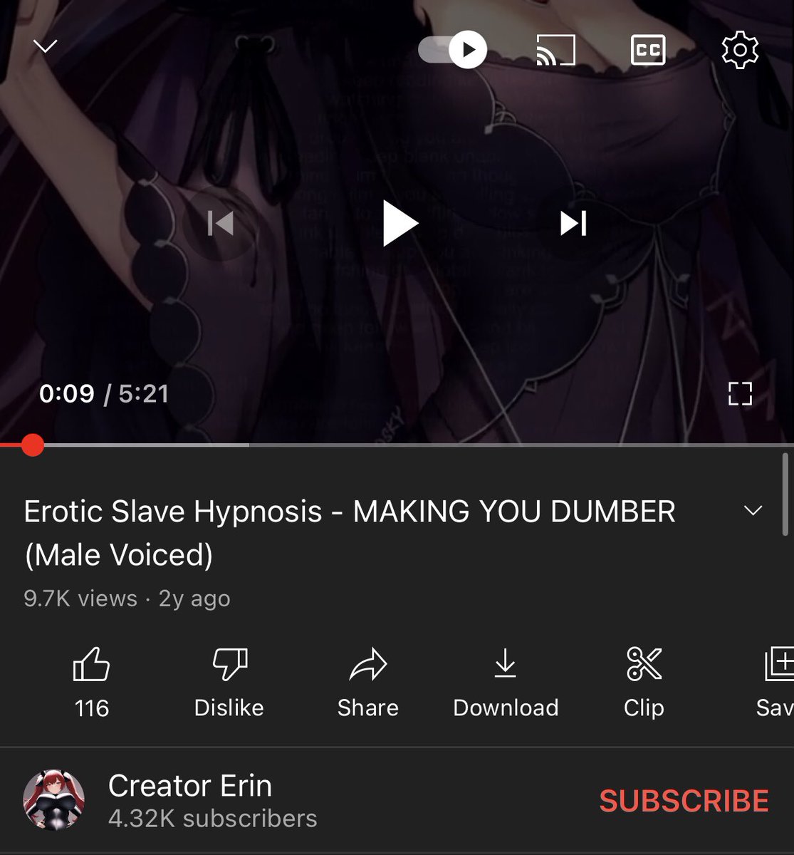 mommys_sl's tweet photo. 💛 Can you fucking believe this? 💛

An anonymous user sent me this video of @creatorerin’s YouTube, and how “she” is using a voice changer and echo to change their voice. She, is actually he. Hopefully none of his subs were catfished, but if they were I’m so fucking sorry. 💛 https://t.co/3ERGV3IGth